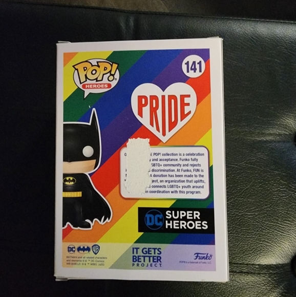 Official PRIDE Batman Funko Pop Collectible - Picture 6 of 8